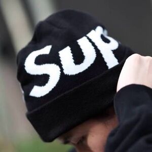 Supreme Big Logo Beanie
